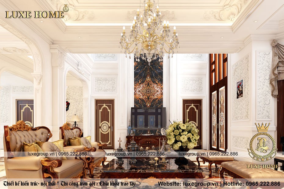 Thiết kế nội thất biệt thự đẹp – NT 0119 Luxe Home