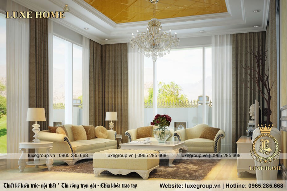 Thiết kế nội thất biệt thự tại Hải Dương – NT 0123 Luxe Home