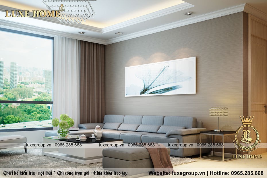 Thiết kế nội thất chung cư hiện đại sang trọng- NT 0128
