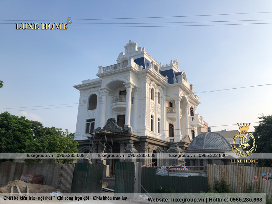 Thi công biệt thự 3 tầng pháp tại Bắc Ninh – TC 33379