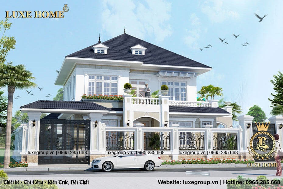 Khám phá biệt thự 2 tầng hiện đại sang trọng đẹp ở Ninh Bình– BT 21623