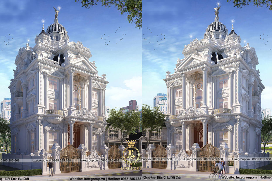 Lâu đài Pháp 5 tầng cổ điển sang trọng đẳng cấp tại Hồ Chí Minh – LD 5115